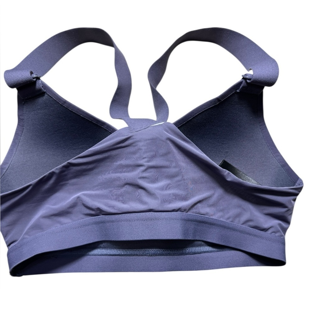 Victoria Secret LOGO Sports Bra Racerback Size 34B VICTORIA SPORT VS BLUE/Gray - Picture 2 of 8